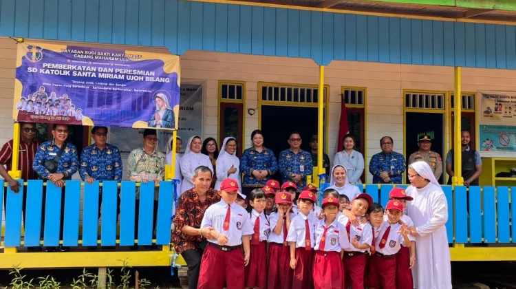 SDK Santa Miriam Perluas Akses Pendidikan Dasar Berkualitas Mahulu