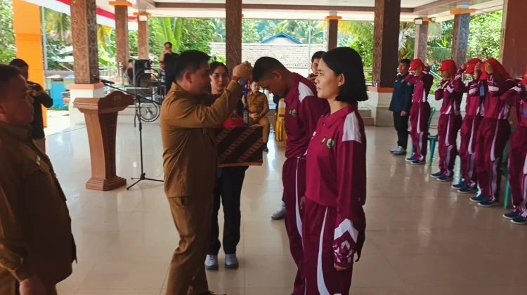 Dua Puluh Lima Pelajar Ikuti Pusdiklat Paskibraka Mahulu 2026
