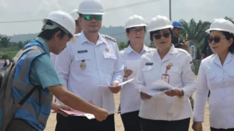 Pemkab Mahulu Pantau Progres Pembangunan Rumah Sakit PHTC GSM