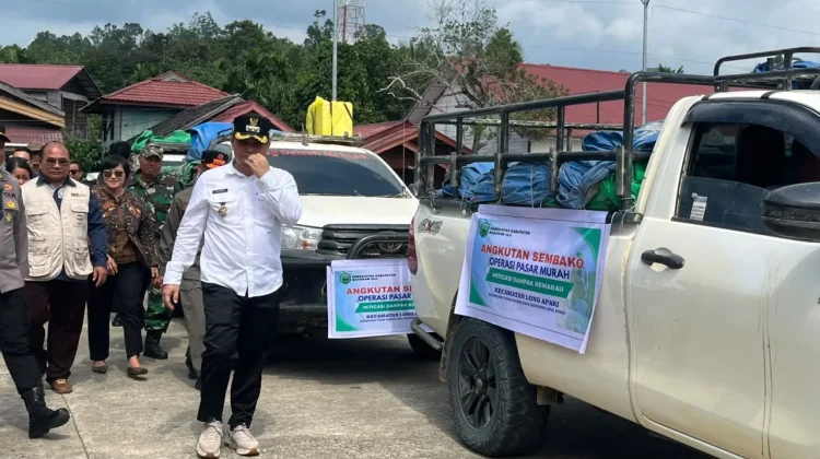Operasi Pasar Murah Digelar di Kecamatan Long Apari