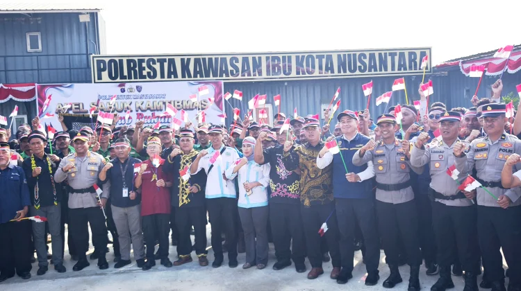 Gelar Apel Sabuk Kamtibmas, Polresta IKN Perkuat Sinergi dengan Seluruh Elemen