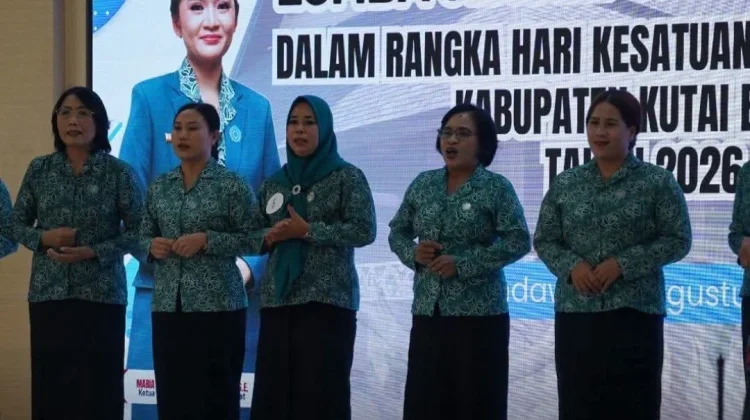 TP-PKK Kutai Barat Gelar Lomba Jingle Gelari Pelangi Semarak HKG PKK ke-54