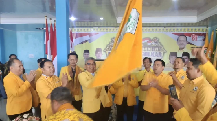 Kembali Pimpin Golkar Kubar, H. Acong Siap Perkuat Aspirasi Pembangunan