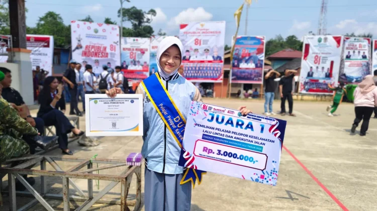 Siswi SMAN 1 Long Bagun Raih Predikat Peserta Inspiratif Tingkat Pelajar Kaltim