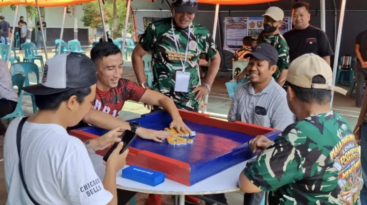 Sambut HUT ke-81 TNI, Kodim 0912 Kubar Sukses Gelar Turnamen Domino ORADO
