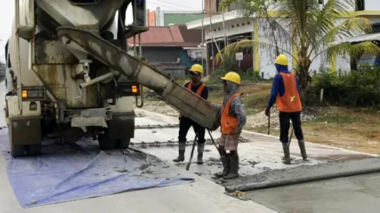 Progres Jalan Mulawarman Melak Ilir Capai 90 Persen