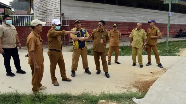 Wabup Kubar Tekankan Pekerjaan Jalan Mulawarman Sesuai Mutu dan Tepat Waktu