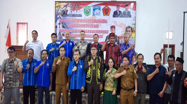 Bamagnas dan Dewan Adat Sepakat Perkuat Sinergi Jaga Harmoni Sosial Kutai Barat