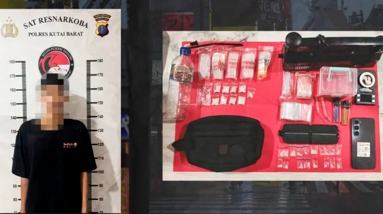 Satresnarkoba Polres Kutai Barat Amankan 27 Paket Sabu di Linggang Bigung
