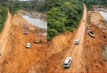 Jalan Kampung Marimun Hilang akibat Tambang, PUPR Kubar Terpaksa Survei Ulang