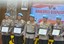Propam Polres Kukar Raih Penghargaan Rakernis dari Polda Kaltim