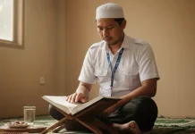 Hadapi Tantangan Puasa di Perantauan, Wisnu Perbanyak Ibadah