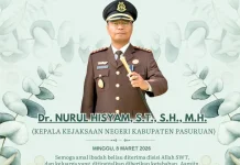 Mantan Kajari Kutai Barat Nurul Hisyam Meninggal Dunia