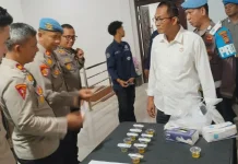 Ratusan Personel Polres Kubar Jalani Tes Urine Mendadak