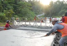 Progres Jalan Tering-Ujoh Bilang Dikebut, Target Rampung 2027