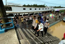 Pengamanan Arus Balik di Pelabuhan Melak Tetap Disiagakan, Situasi Terpantau Aman
