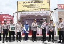 Kapolres Kukar Kunker Maraton di Wilayah Samboja