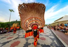 Reog Ponorogo Hidupkan Suasana Bendungan Sepaku Semoi IKN