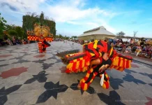 Reog Ponorogo Meriahkan Ruang Publik Bendungan Sepaku Semoi