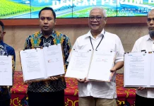 Pemkab Kubar Resmi Hibahkan Tanah ke Perum Bulog untuk Bangun Gudang Pangan