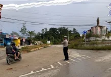 Personel Satlantas Mahakam Ulu Turun ke Jalan, Pastikan Lalu Lintas Tertib