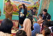 Bunda PAUD Barong Tongkok Ajak Tanamkan Toleransi Sejak Dini