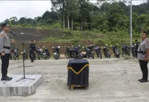 Tongkat Estafet Kasat Lantas Polres Mahakam Ulu Resmi Berganti