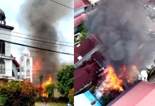 Kebakaran Hanguskan Satu Rumah di Melak Ulu, Seorang Petugas Damkar Terluka