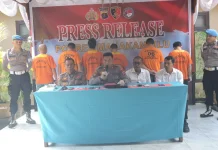 Polres Mahulu Tangkap Enam Tersangka Jaringan Sabu