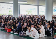 Ribuan Guru dan Santri Gelar Halalbihalal di Masjid Negara IKN