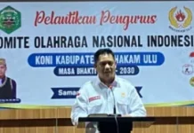 Ketua KONI Mahulu Komitmen Tingkatkan Prestasi Daerah