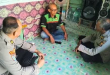 Polres Kukar Sambangi Tokoh Masyarakat jelang Peringatan May Day
