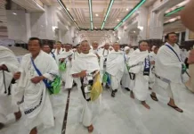 Jemaah Haji Kutai Barat Diberangkatkan lewat Speedboat Samarinda