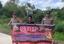Polsek Muara Pahu Intensif Patroli Cegah Karhutla di Wilayah Rawan