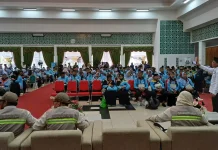 Kloter 15 Kaltim Berangkatkan 360 Jemaah Haji menuju Tanah Suci