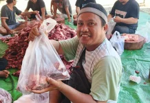 Sembilan Hewan Kurban Masjid Baitul Muttaqien Ujoh Bilang Bawa Manfaat Bagi Warga