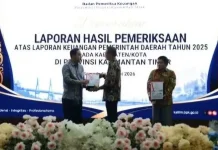 Frederick Edwin Sebut Raihan WTP Jadi Awal Positif Kepemimpinannya di Kubar