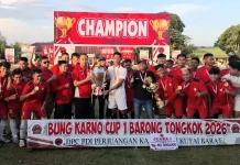 Bung Karno Cup di Kubar Sukses Padukan Semangat Olahraga dan Nilai Kebangsaan