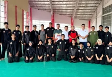 Tinjau Latihan Pencak Silat, Ketua KONI Kubar Janji Perjuangkan Bonus Atlet