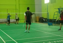 Jaga Kebugaran, Wartawan Kubar Kompak Bermain Bulu Tangkis