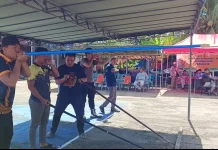 Menyumpit dan Begasing Semarakkan Hari Bhayangkara Ke-80 di Mahulu