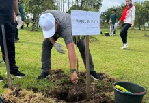 Penanaman Ratusan Bibit Pohon Tutup Peringatan Hari Lingkungan Hidup di Kubar