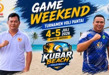 Semangat PBVSI Kubar Gelar Turnamen Voli Pasir Perdana meski Tak Memiliki Pantai
