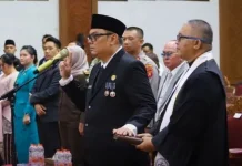 Bupati Kutai Barat Lantik Sekda Erick Victory ,Kepala OPD Diminta Dukung