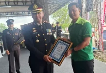 Layung Farm Terima Penghargaan dari Polres Kutai Barat pada HUT Bhayangkara
