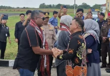 Kapolres Baru AKBP Haris Kurniawan Disambut Wabup dan Forkopimda Kubar