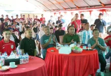 Nobar Piala Dunia Perkuat Sinergi Forkopimda, TNI, Polri dan Pemkab Kubar