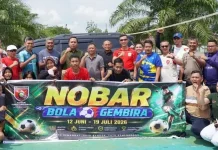 Bupati Kubar Nobar Piala Dunia Bersama Warga, Perkuat Kebersamaan