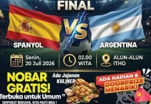 Nobar Final Piala Dunia di Kubar Libatkan UMKM dan Artis Lokal