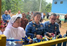Bupati Mahulu Resmikan SDK Santa Miriam Ujoh Bilang